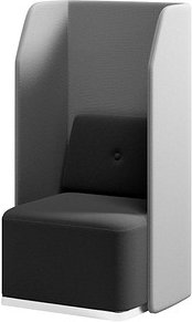 rocada Besprechungsecke Soft Seating schwarz, grau grau Stoff, 1 St.