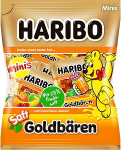HARIBO SAFT GOLDBÄREN Minibeutel Fruchtgummi