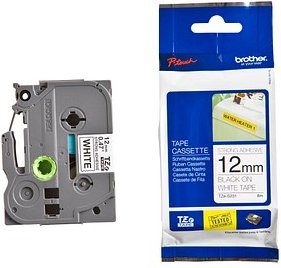 Thumbnail - brother Schriftband TZe-S231 TZES231, 12 mm, schwarz auf weiß, 1 St.