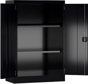 Thumbnail - ClassiX Metallschrank X-530299 tiefschwarz 80,0 x 38,0 x 120,0 cm, aufgebaut, 1 St.