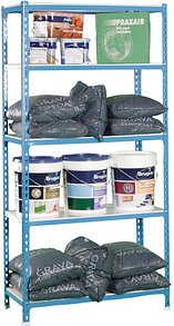 Thumbnail - Simonrack Schwerlastregal SIMONCLICK SUPERPLUS 5 8435104937044 blau, weiß 110,0 x 50,0 x 200,0 cm