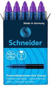Schneider One Change Tintenrollerminen violett 0,6 mm 5 St.