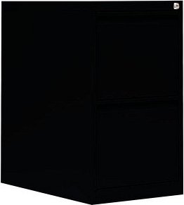 LÜLLMANN Hängeregistraturschrank tiefschwarz 2 Schubladen 40,0 x 62,0 x 70,5 cm, 1 St.