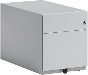 Thumbnail - BISLEY Note Rollcontainer lichtgrau 2 Auszüge 42,0 x 77,5 x 49,5 cm