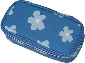 Walker Schlampermäppchen 90ies Flower Powder blue Flower, 21,0 x 10,0 cm