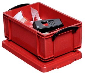 Really Useful Box Aufbewahrungsbox 9,0 l rot 39,5 x 25,5 x 15,5 cm
