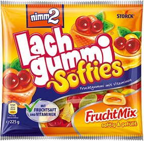 nimm2® Lachgummi Softies Fruchtgummi 225,0 g