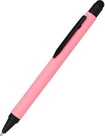 ONLINE® Kugelschreiber ALU Stylus rosa, Schreibfarbe: blau, 1 St.