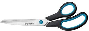 WESTCOTT Schere Easy Grip schwarz-blau 25,0 cm