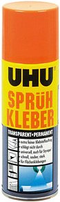 UHU permanent + transparent Sprühkleber 200,0 ml