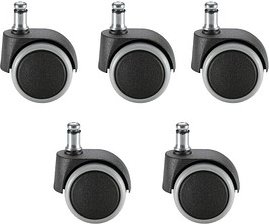 Quadrifoglio Stuhlrollen für harte Böden, 5 St.