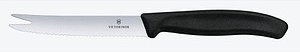 VICTORINOX Wurstmesser Swiss Classic silber, schwarz, Klinge: 11,0 cm, 1 St.