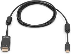 Thumbnail - DIGITUS USB-C/HDMI Kabel AK-300330-050-S 5,0 m schwarz, 1 St.