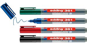 edding 361 Whiteboard-Marker farbsortiert 1,0 mm, 4 St.