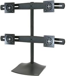 Thumbnail - ergotron Monitor-Halterung DS100 33-324-200 schwarz für 4 Monitore, Tischständer