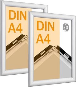 SPRINTIS Klapprahmen silber 21,0 x 29,7 cm, 2 St.