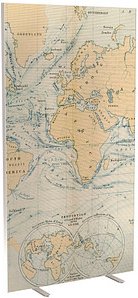 PAPERFLOW Trennwand easyScreen Vintage, 61337 bunt 94,0 x 173,4 cm, 1 St.