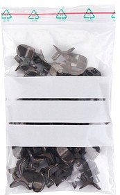 Druckverschlussbeutel 50 µm 20,0 x 30,0 cm, mit Textfeld, 100 St.