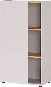 GERMANIA Aktenschrank Adrano, 2232-605 kaschmir, navarra-eiche 2 Fachböden 61,0 x 34,0 x 110,0 cm