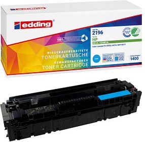 Thumbnail - edding EDD-2196 cyan Toner kompatibel zu HP 201A (CF401A)