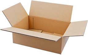 20 Nestler Wellpapp-Faltkartons 1-wellig braun 31,5 x 22,5 x 11,7 cm Außenmaß