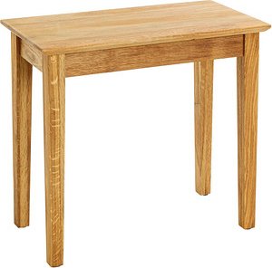 HAKU Möbel Beistelltisch rechteckig Holz schwarz 56,0 x 30,0 x 52,0 cm, 1 St.