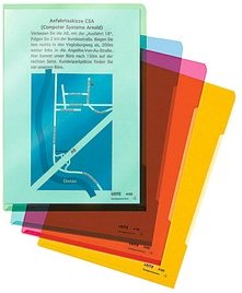 AKTION: 100 LEITZ Sichthüllen Super Premium 4153 DIN A4 farbsortiert glatt 0,15 mm mit Prämie nach Registrierung