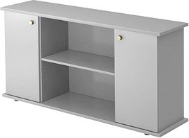 HAMMERBACHER Sideboard Savona, VSB2T/5/5/SG lichtgrau 166,1 x 44,8 x 84,0 cm, 1 St.