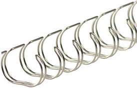 50 LMG Drahtbinderücken silber für 120 Blatt