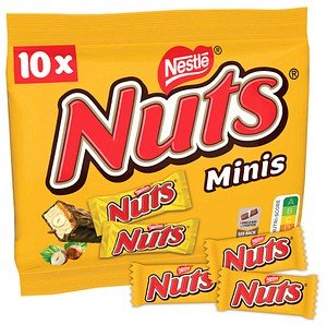 Nestlé NUTS Minis Schokoriegel 10 x 18,5 g