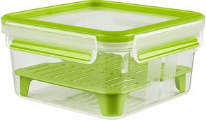 Thumbnail - emsa Lunchbox CLIP & GO XL transparent 1,3 l, 1 St.