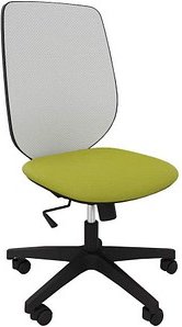 Quadrifoglio Bürostuhl Okay Netz Stoff grün, Gestell schwarz