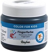 Rayher Fingerfarbe schwarz 150,0 ml, 1 St.