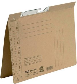ELBA Pendelhefter Karton naturbraun 1 x kaufmännische Heftung, 1 St.