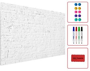 Thumbnail - ALLboards Magnettafel 90,0 x 60,0 cm Ziegel