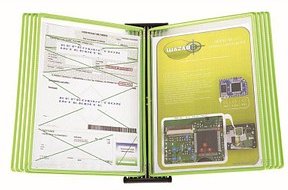 tarifold Wand-Sichttafelsystem 414355 DIN A4 grün mit 10 St. Sichttafeln