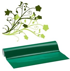 plottiX Vinylfolie permanent grün 31,5 cm x 1,0 m, 1 Rolle