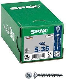 Thumbnail - SPAX® Universalschrauben Z2 Senkkopf WIROX 1081010500355 5 mm x 35 mm, 500 St.