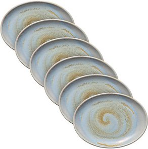 Thumbnail - HEART & SOUL Servierplatten Perfect Match Breeze blau 25,0 x 19,0 cm, 6 St.