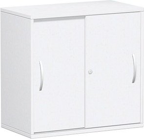 geramöbel Schiebetürenschrank Flex, S-382502-WW weiß 1 Fachboden 80,0 x 42,5 x 79,8 cm