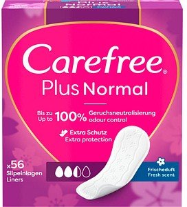 Carefree Slipeinlagen Plus Normal mit Frischeduft, 56 St.