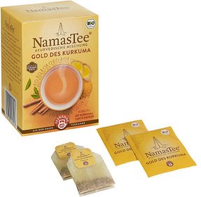 TEEKANNE NamasTee® Gold des Kurkuma Bio-Tee 15 Portionen