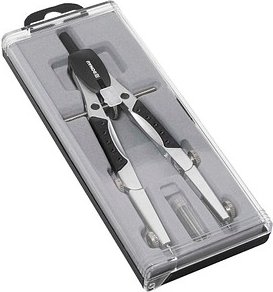 DONAU Zirkel Set silber/schwarz, 1 St.