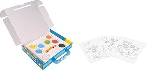 JOVI Bastelset Play & Fun Sand Painting Kit Oceans mehrfarbig