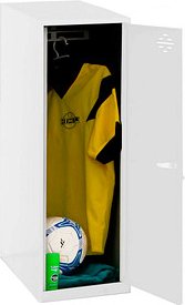 Simonrack Spind SIMONLOCKER DISM SINGLE weiß 8425437118050, 1 Schließfach 40,0 x 50,0 x 91,5 cm