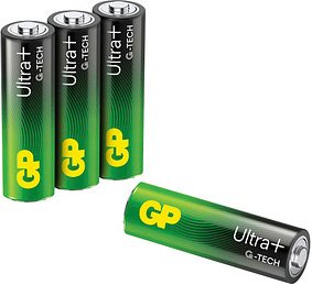 GP Batterie ULTRA PLUS Alkali-Mangan Mignon AA 1,5 V, 4 St.