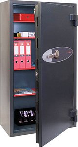 Thumbnail - phoenix Tresor Elara Sicherheitsstufe 3 nach EN 1143-1 mit Feuerschutz graphitgrau 86,0 x 50,0 x 163,0 cm