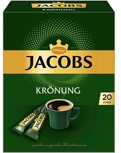JACOBS Krönung Instantkaffee, kräftig, 20 St.