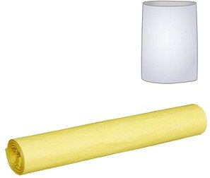 Thumbnail - Müllbeutel 120,0 l gelb 18,0 µm, 4x 25 St.