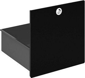 viasit System4 Schublade schwarz 37,5 x 37,5 x 37,5 cm